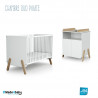 Chambre duo avec lit 60x120 et meuble à langer WEBABY Pirate