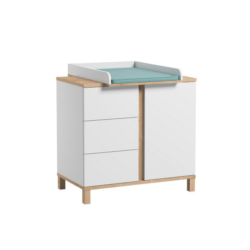 Plan à langer Altitude VOX Blanc/bois