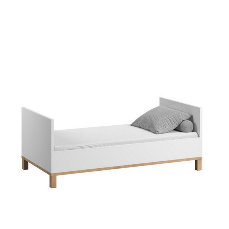 Lit évolutif 70x140 Altitude VOX Blanc/bois