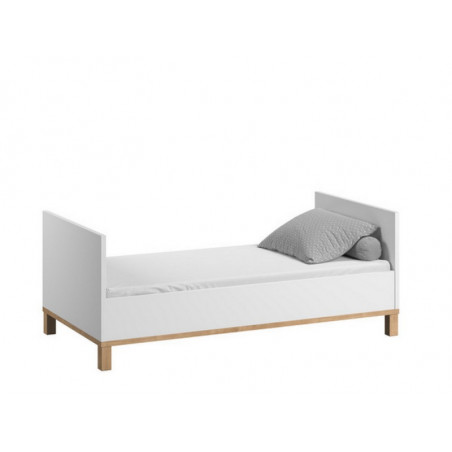 Lit évolutif 70x140 Altitude VOX Blanc/bois