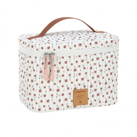 Vanity bébé nomade Fleurs LASSIG Casual blanc