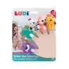 Marionnettes de doigts LUDI Animaux de la Savane