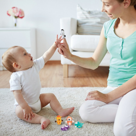 Marionnettes de doigts LUDI Animaux de la Savane