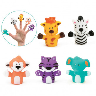 Marionnettes de doigts LUDI Animaux de la Savane