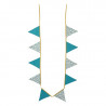 Guirlande de fanions coton 250cm BB&CO Baby pop