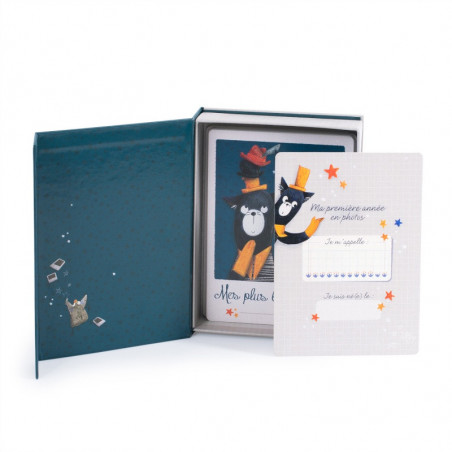 Cartes "Mes 12 1ers mois" MOULIN ROTY Les moustaches