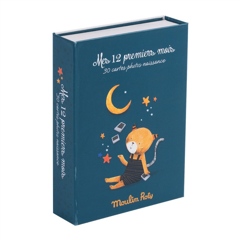 Cartes "Mes 12 1ers mois" MOULIN ROTY Les moustaches