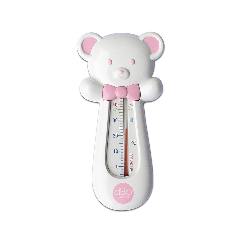 Thermomètre de bain Ourson REMOND Rose