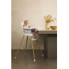 Chaise haute évolutive Ultimo 3 Luxe QUAX Blanc/naturel