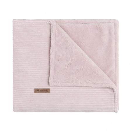 Couverture de lit Teddy 100x135 Sense BABY'S ONLY Vieux rose