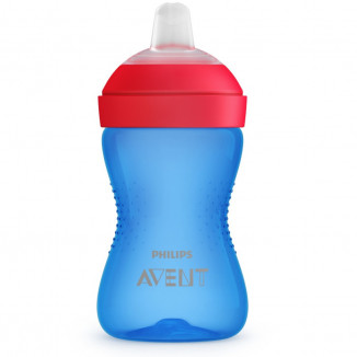 Tasse à bec souple My Grippy 300 ml PHILIPS AVENT Bleu/Rouge