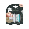 Lot de 2 sucettes forme naturelle 6/18m TOMMEE TIPPEE Clother To Nature