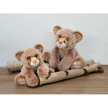 Bébé lion 18cm "Terre sauvage" HISTOIRE D'OURS Marron