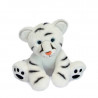 Bébé tigre 25cm "Terre sauvage" HISTOIRE D'OURS Blanc