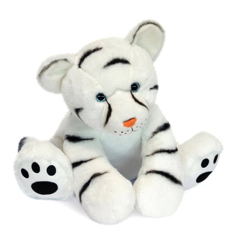Bébé tigre 35cm "Terre sauvage" HISTOIRE D'OURS Blanc