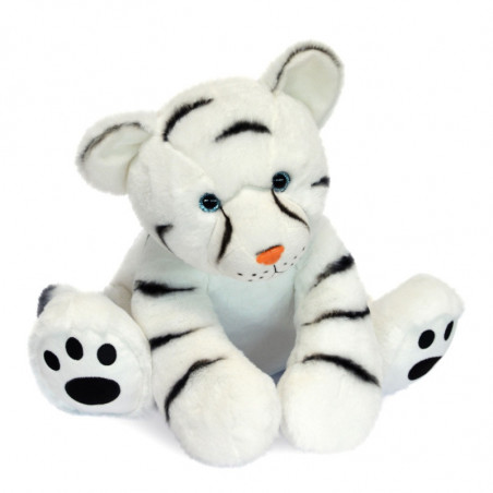 Bébé tigre 35cm "Terre sauvage" HISTOIRE D'OURS Blanc
