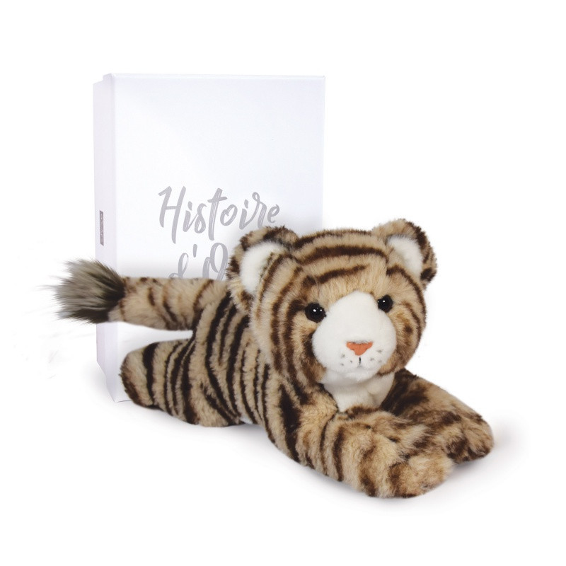 Bengaly le tigre 25cm "Terre sauvage" HISTOIRE D'OURS Beige