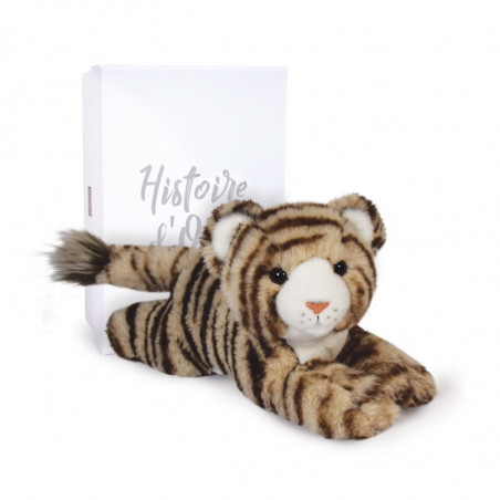 Bengaly le tigre 25cm "Terre sauvage" HISTOIRE D'OURS Beige