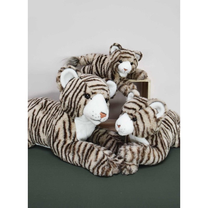 Bengaly le tigre 50cm "Terre sauvage" HISTOIRE D'OURS Beige