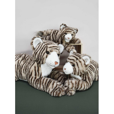 Bengaly le tigre 50cm "Terre sauvage" HISTOIRE D'OURS Beige