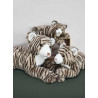 Bengaly le tigre 50cm "Terre sauvage" HISTOIRE D'OURS Beige