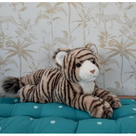 Bengaly le tigre 50cm "Terre sauvage" HISTOIRE D'OURS Beige