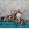Bengaly le tigre 50cm "Terre sauvage" HISTOIRE D'OURS Beige