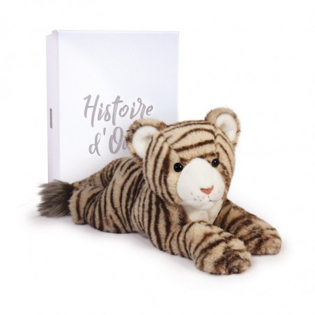 Bengaly le tigre 35cm "Terre sauvage" HISTOIRE D'OURS Beige