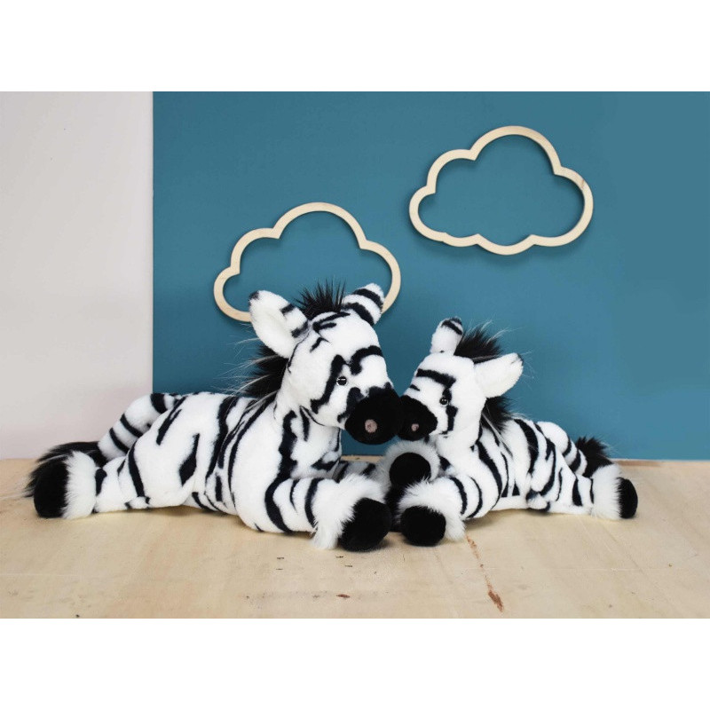 Zéphir le zèbre 35cm "Terre sauvage" HISTOIRE D'OURS Blanc