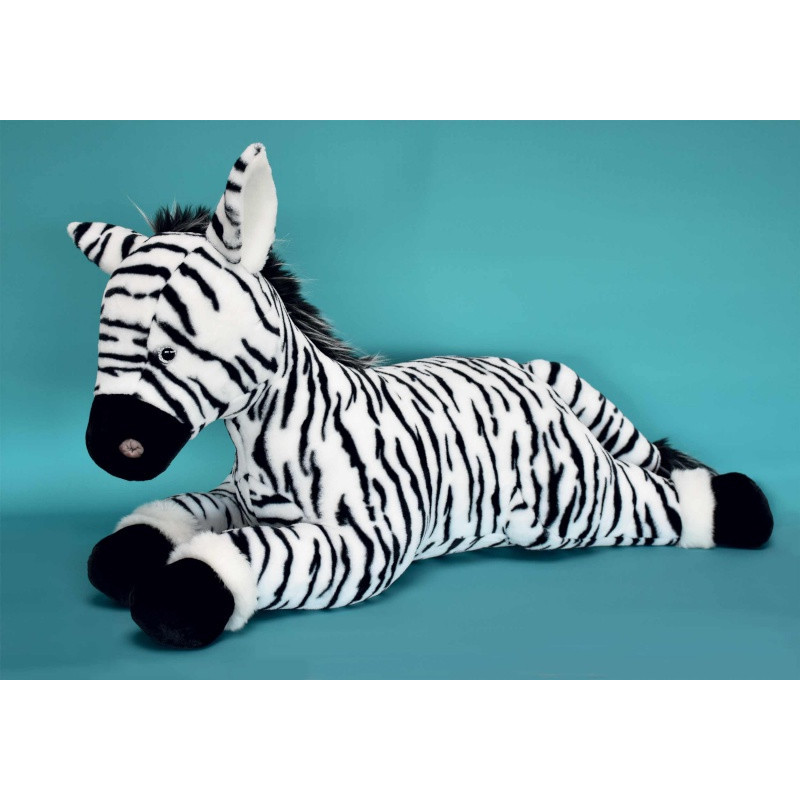 Zéphir le zèbre 50cm "Terre sauvage" HISTOIRE D'OURS Blanc