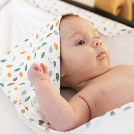 Sortie de bain feuilles TROIS KILOS SEPT Kolala et sa tribu