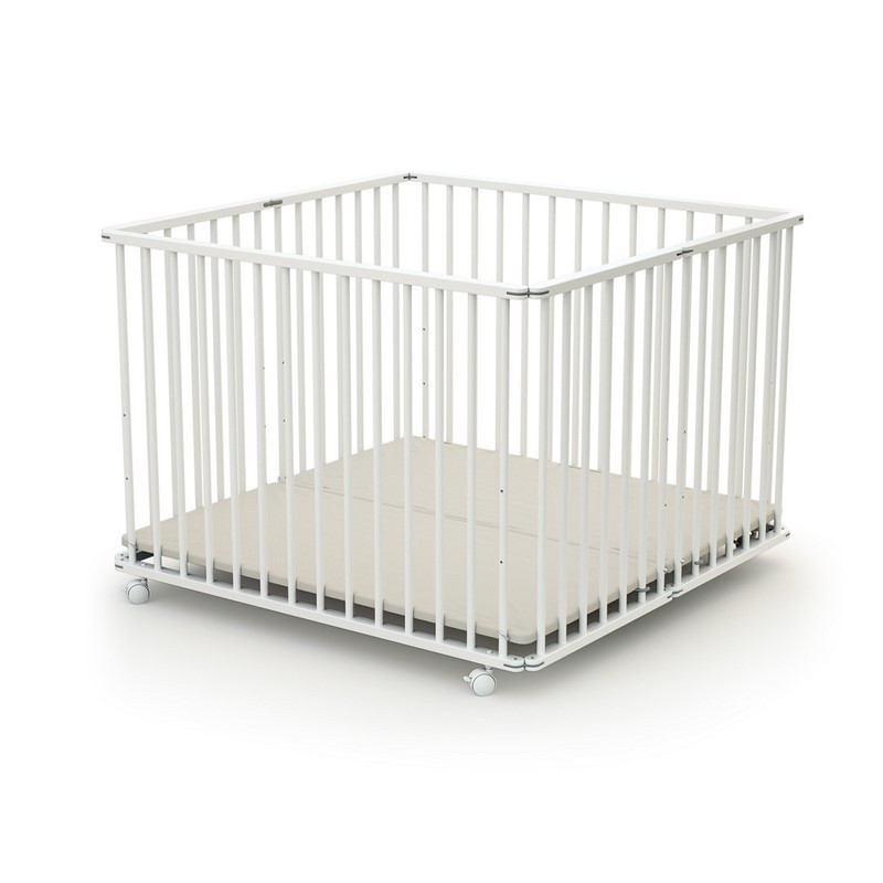 Parc pliant 100 x 100 cm WeBaby AT4 Blanc