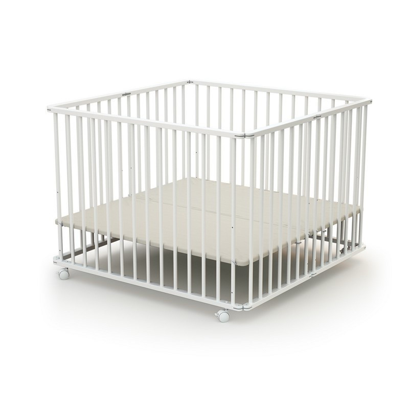 Parc pliant 100 x 100 cm WeBaby AT4 Blanc