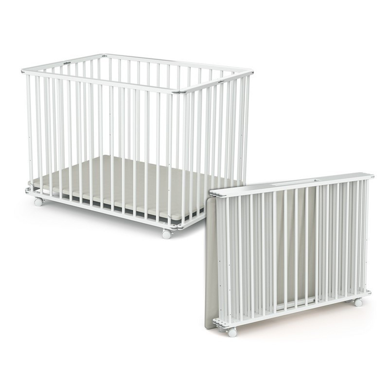 Parc pliant 70 x 100 cm WeBaby AT4 Blanc