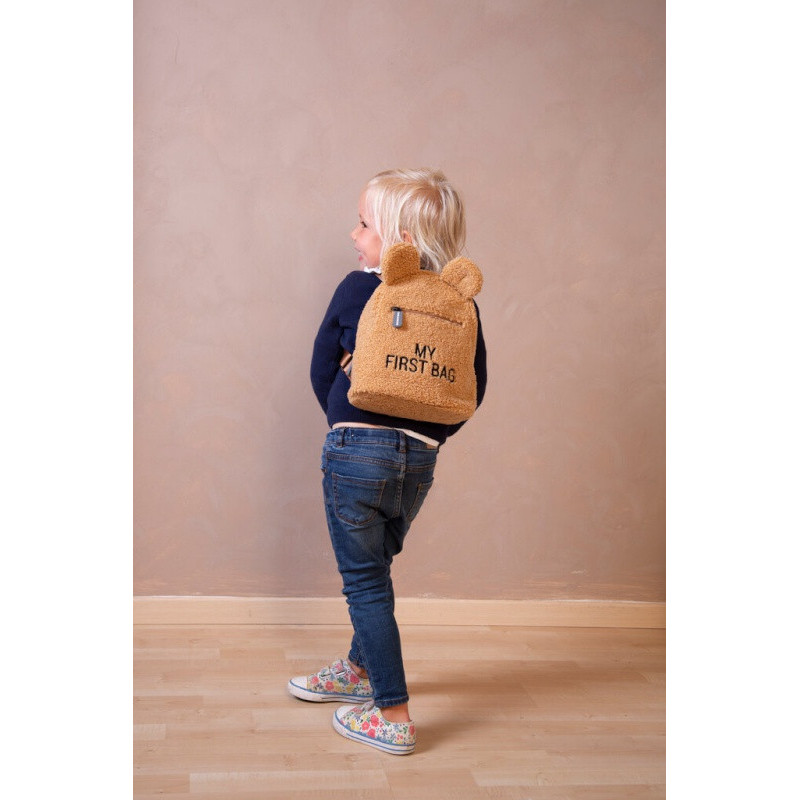 Sac à dos My First Bag CHILDHOME Teddy Beige