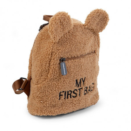 Sac à dos My First Bag CHILDHOME Teddy Beige