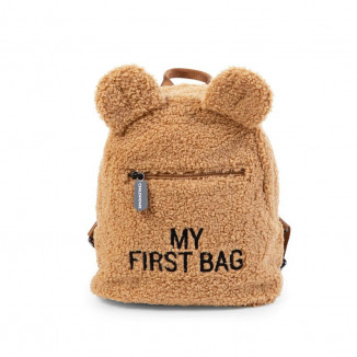 Sac à dos My First Bag CHILDHOME Teddy Beige