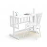 Berceau Cododo + matelas AT4 Blanc