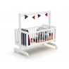 Berceau Cododo + matelas AT4 Blanc