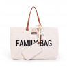 Sac à langer Family bag CHILDHOME Teddy Ecru