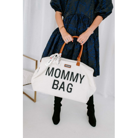 Sac à langer Mommy bag CHILDHOME Teddy Ecru