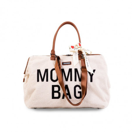 Sac à langer Mommy bag CHILDHOME Teddy Ecru