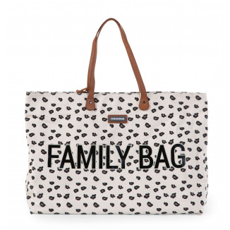 Sac à langer Family bag CHILDHOME Canvas léopard