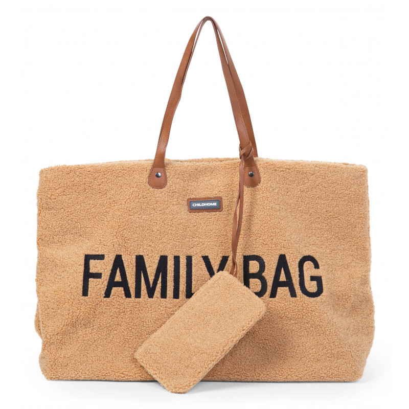 Sac à langer Family bag CHILDHOME Teddy Beige