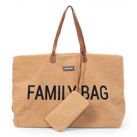 Sac à langer Family bag CHILDHOME Teddy Beige