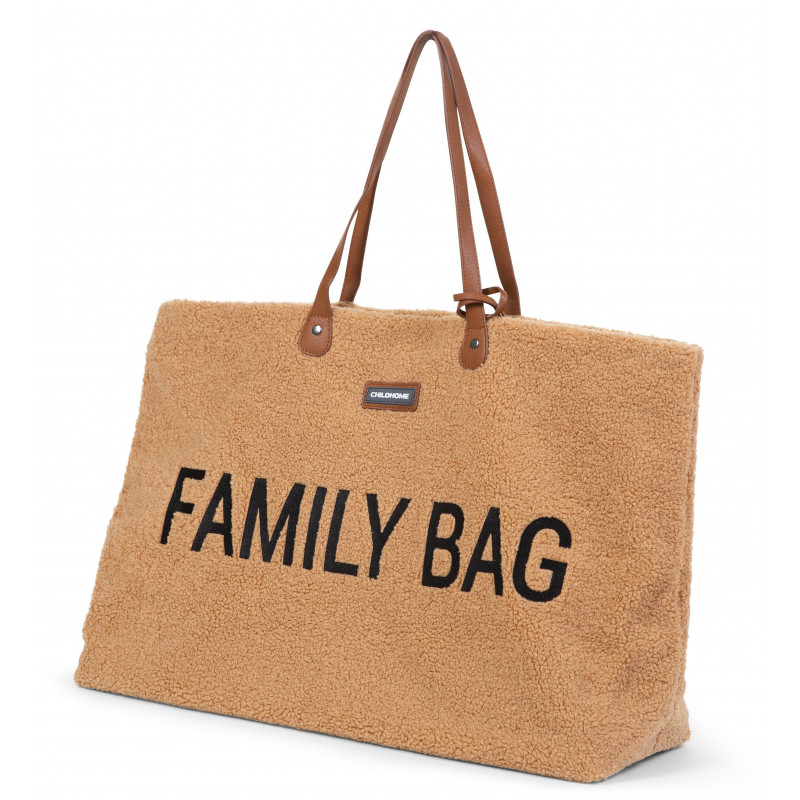Sac à langer Family bag CHILDHOME Teddy Beige