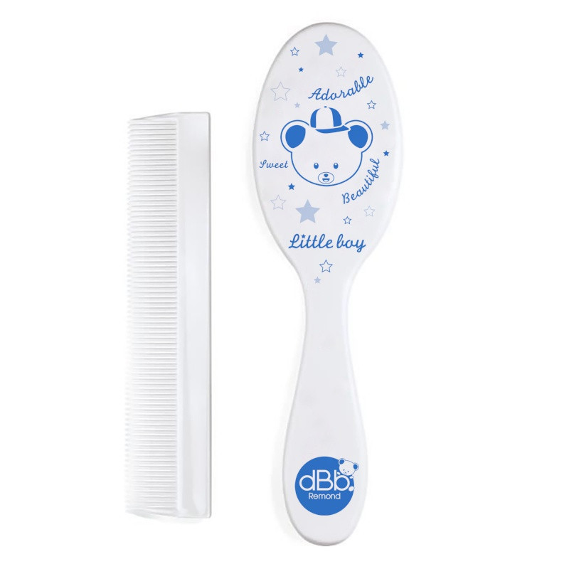 Brosse et peigne odorants REMOND Bleu Little boy