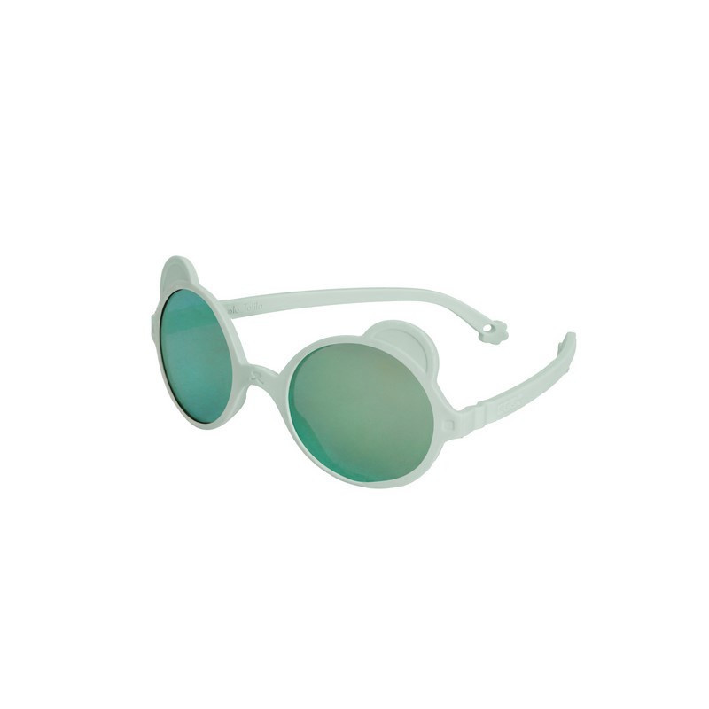 Lunettes de soleil Ourson 2-4 ans KI ET LA Vert amande