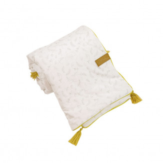 Couverture double face 75x100 DOMIVA Leafy Bunny