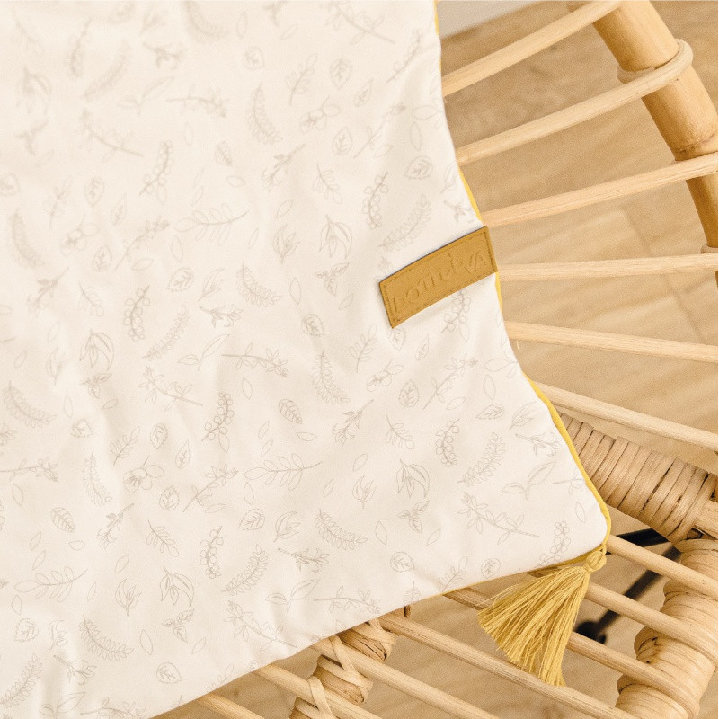 Couverture double face 75x100 DOMIVA Leafy Bunny